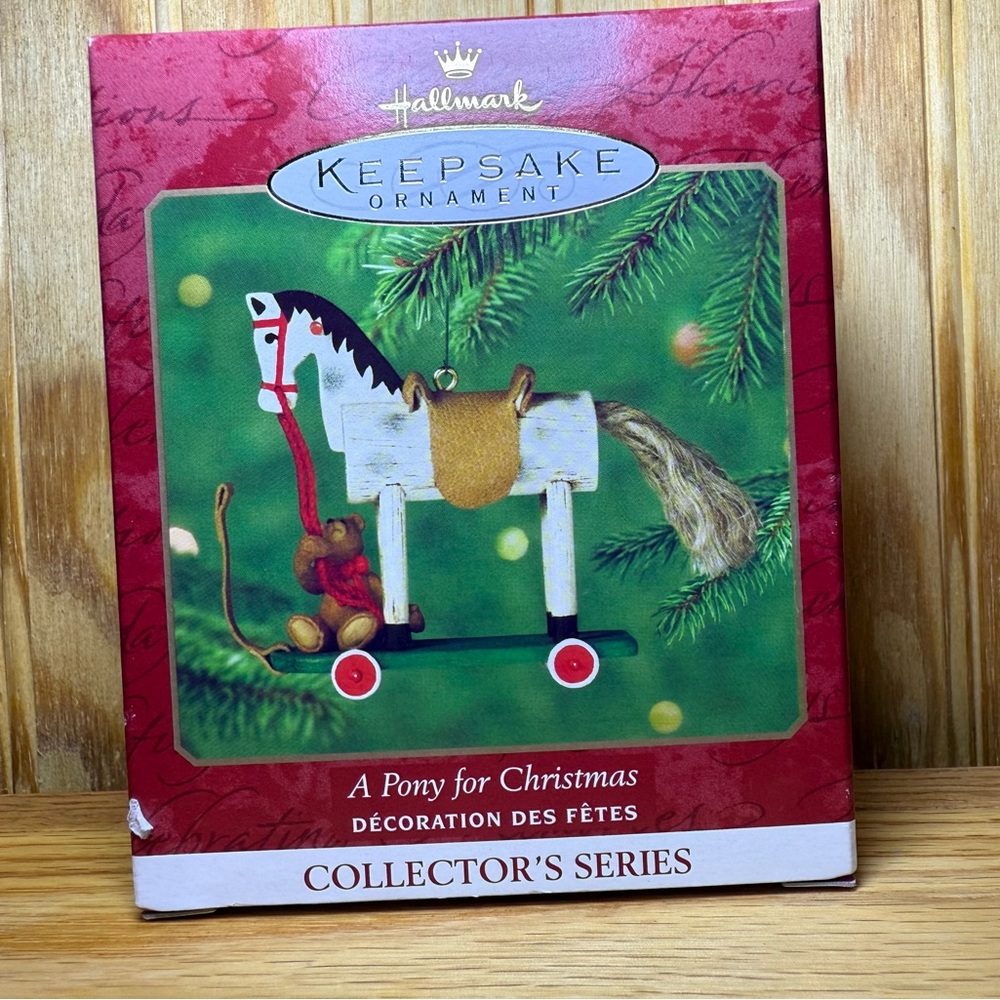 Hallmark Keepsake- A Pony for Christmas- Collector’s Series 2000